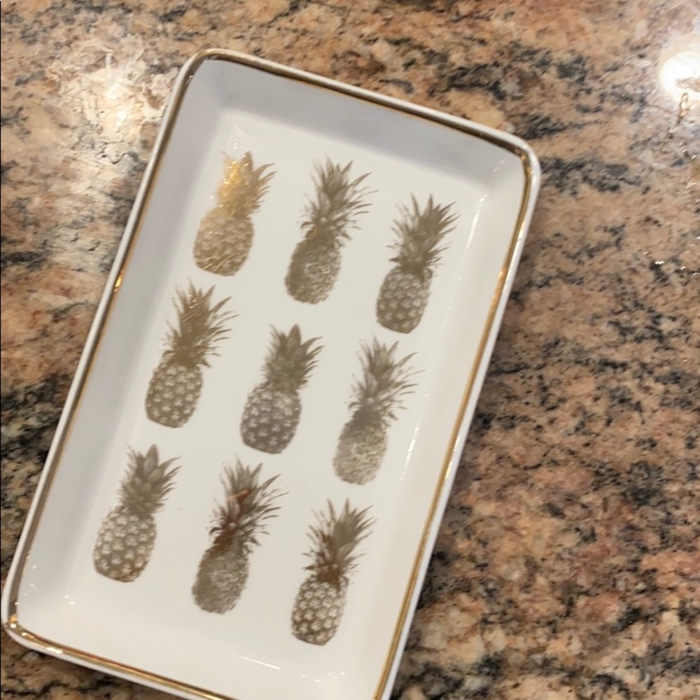 EUC J. Crew Pineapple Dish